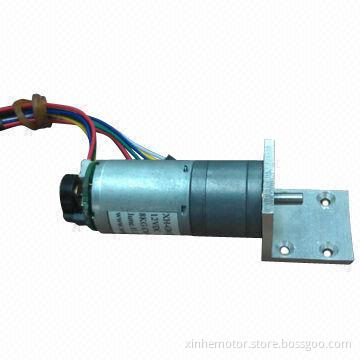 48CPR Gear DC Motor with Encoder and Used in Robot, 6 to 24V DC